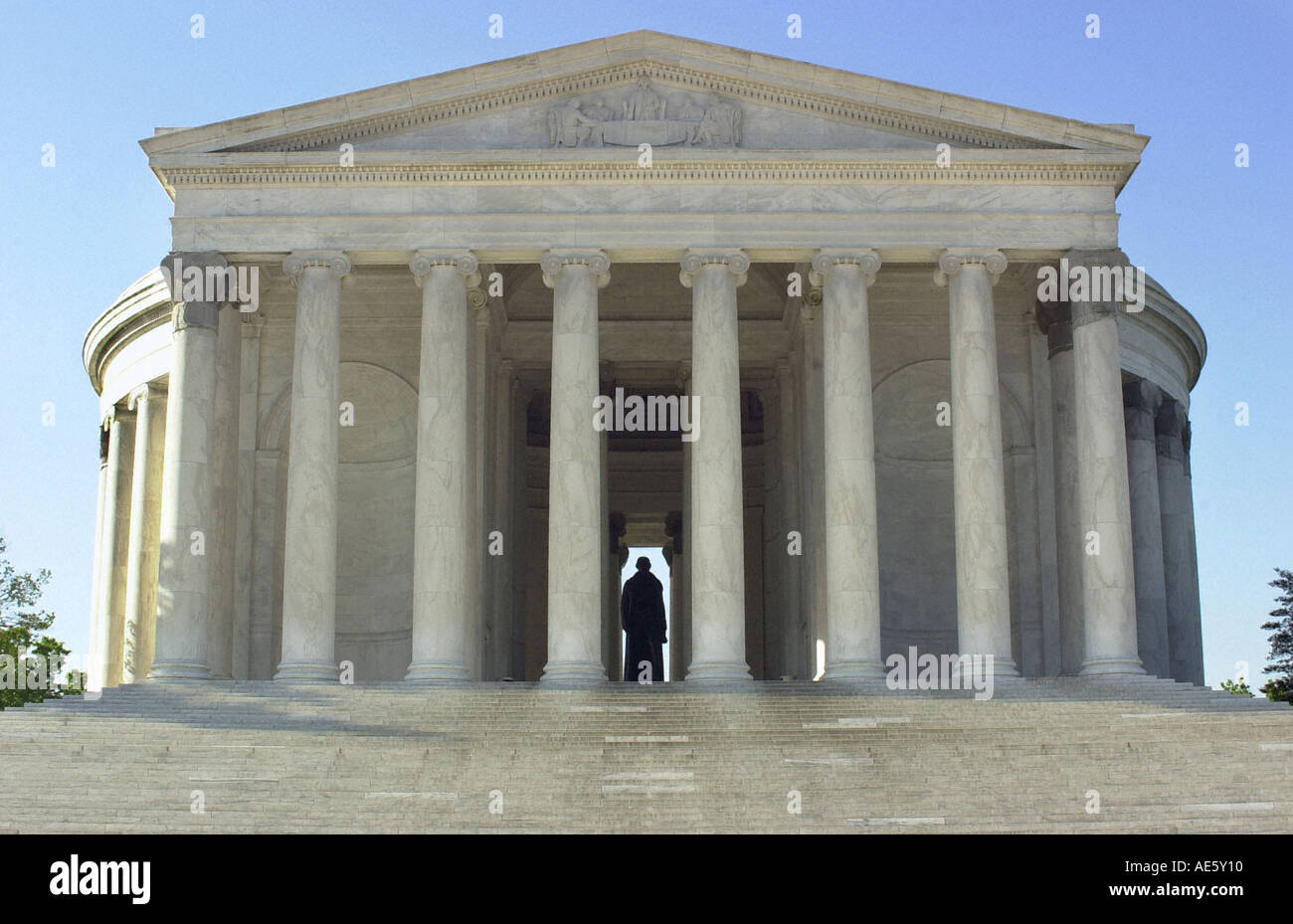 Jefferson Memorial in Washington DC. Digitale Fotografie Stockfoto