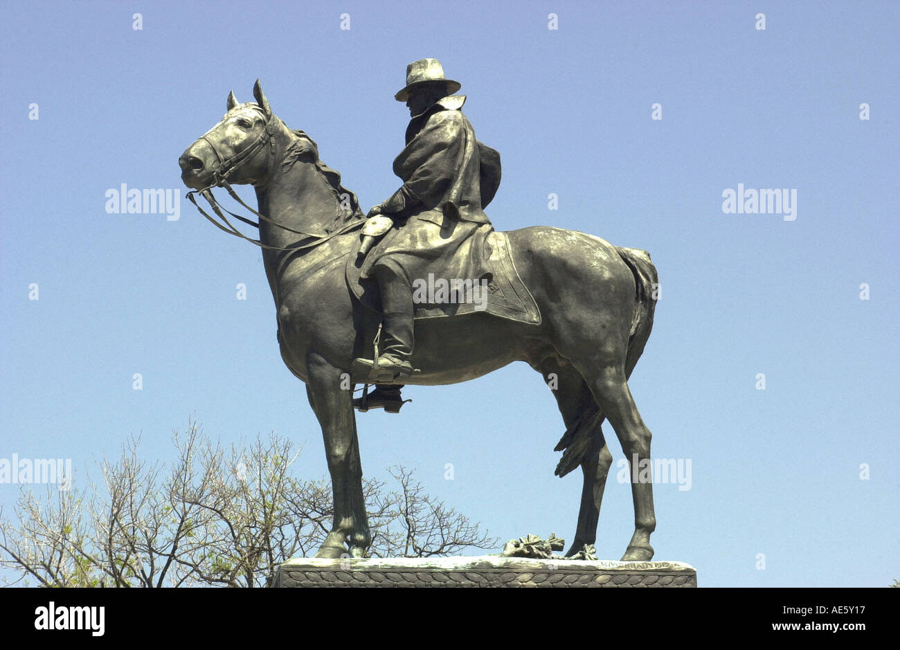Reiterstandbild von Ulysses S Grant als Bürgerkrieg allgemeine Capitol Hill in Washington DC. Digitale Fotografie Stockfoto