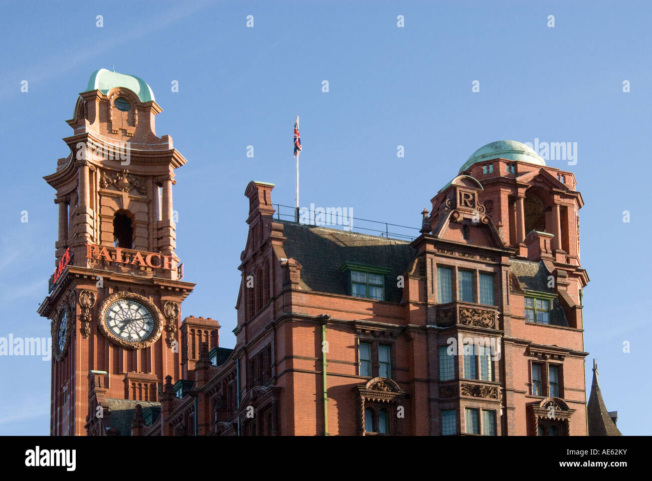 Palace Hotel Manchester UK Stockfoto