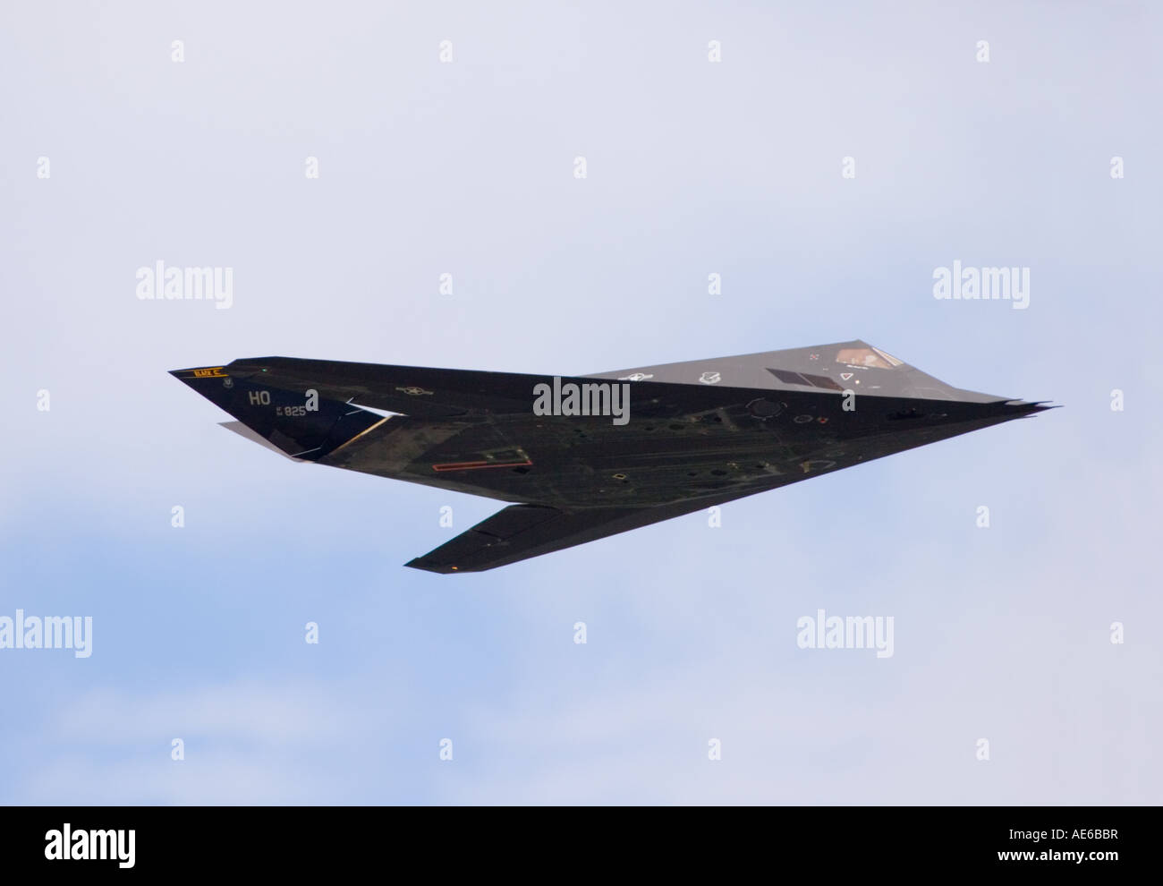 Vereinigte Staaten Luftwaffe Lockheed F 117A Nighthawk Stealth Flugzeugtyp Stockfoto