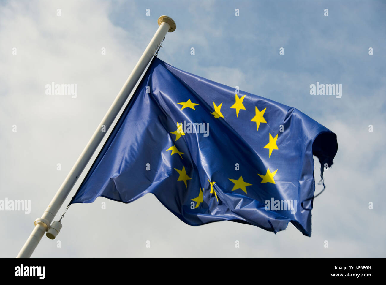 Bild der Flagge der Europäischen Union Stockfoto
