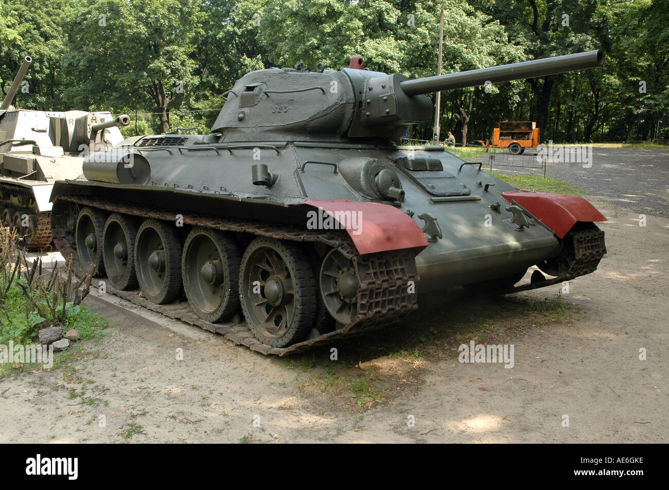 Russischen Kampfpanzer t-34 Modell 194 Stockfoto