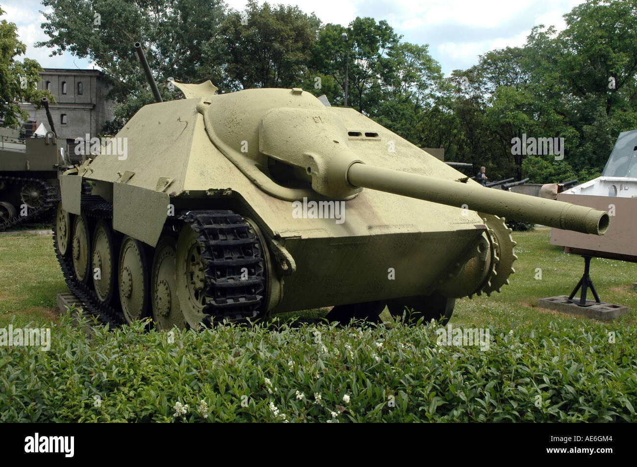 Deutscher Jagdpanzer 38 Hetzer Selbstfahrlafette Stockfotografie - Alamy