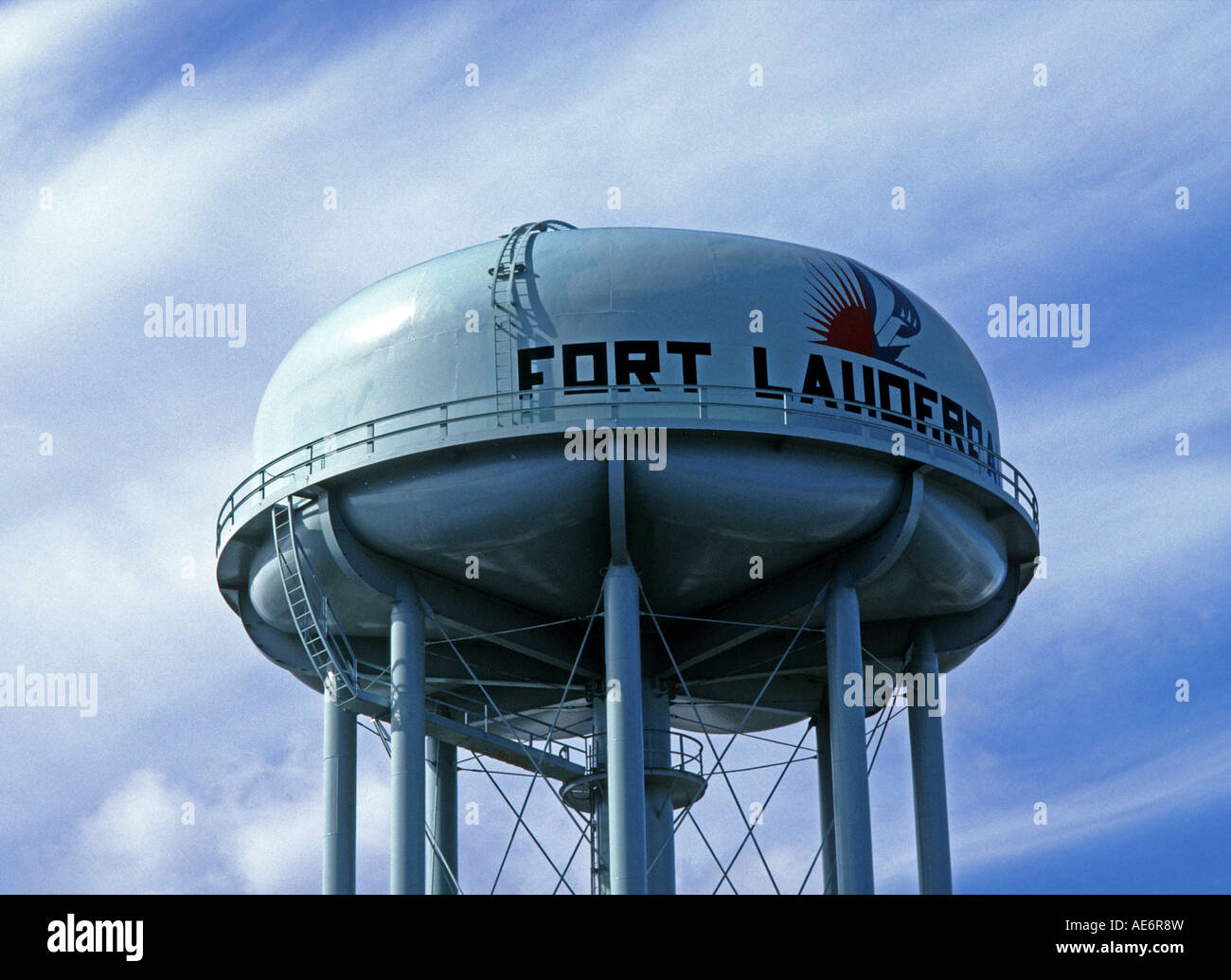 Wassertank in Fort Lauderdale Florida Stockfoto