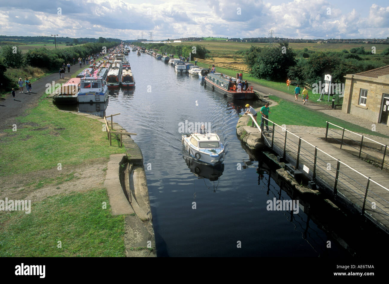 im Inland Waterway uk Stockfoto