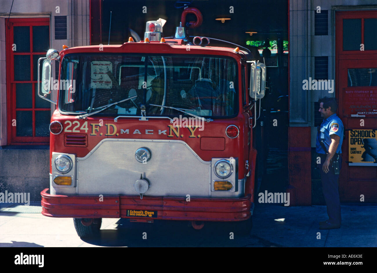' Mack "Feuerwehrauto" Brooklyn 'New York' ^ 1978' Stockfoto