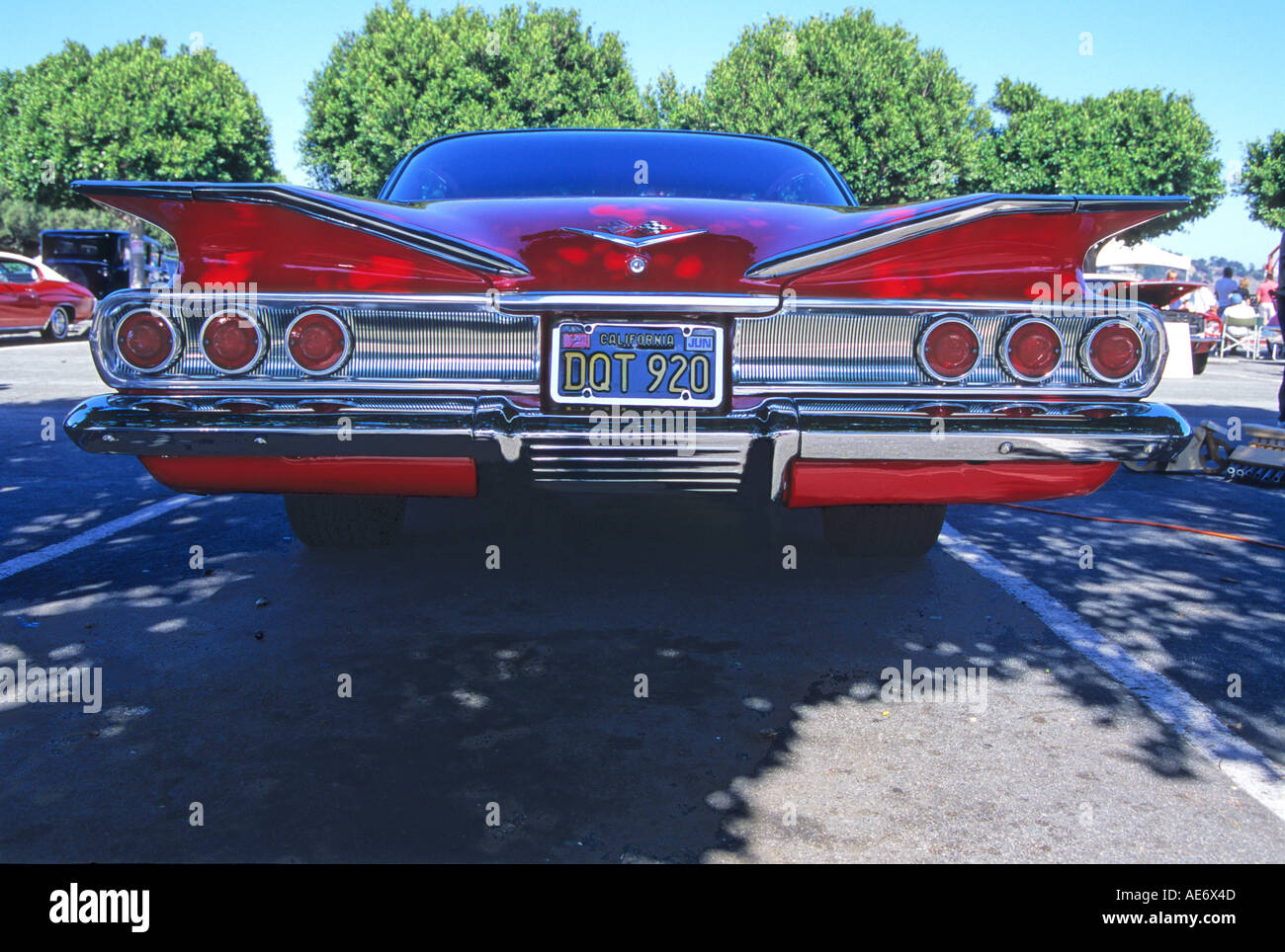 "^ 1960 Chevrolet Impala 2 türige Coupé, Heckflossen, California" Stockfoto