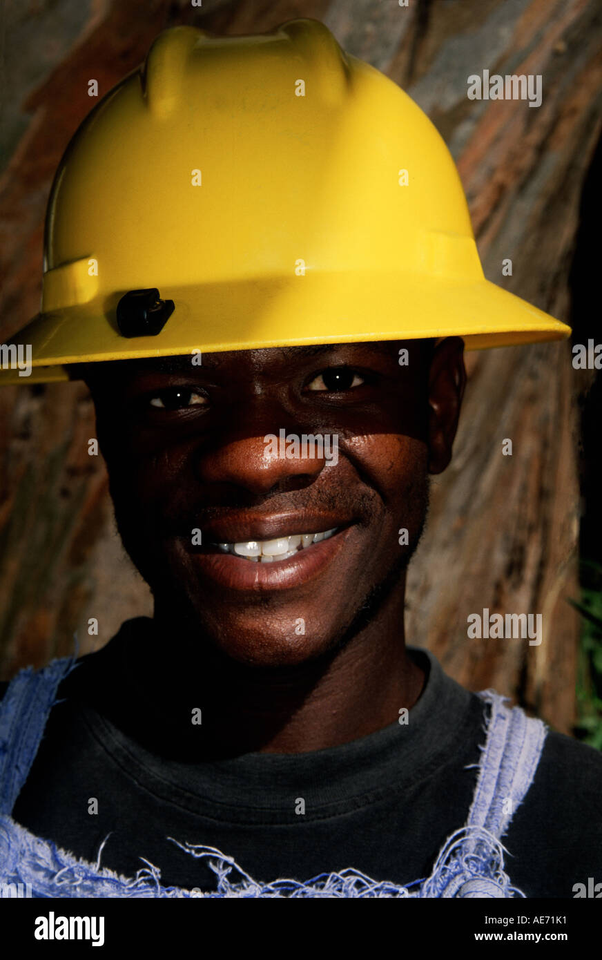 Goldgräber im Gold Reef City in Johannesburg, Südafrika Stockfoto