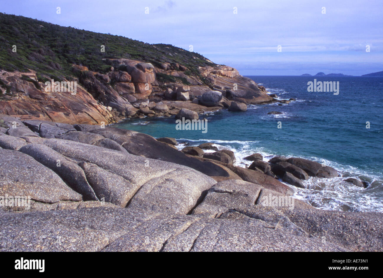 Leonard Bay Wilsons Promontory Victoria Australien Stockfoto