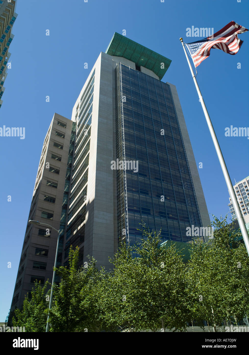 Bundesgericht, Seventh Avenue und Stewart Street, Seattle, Washington, USA Stockfoto