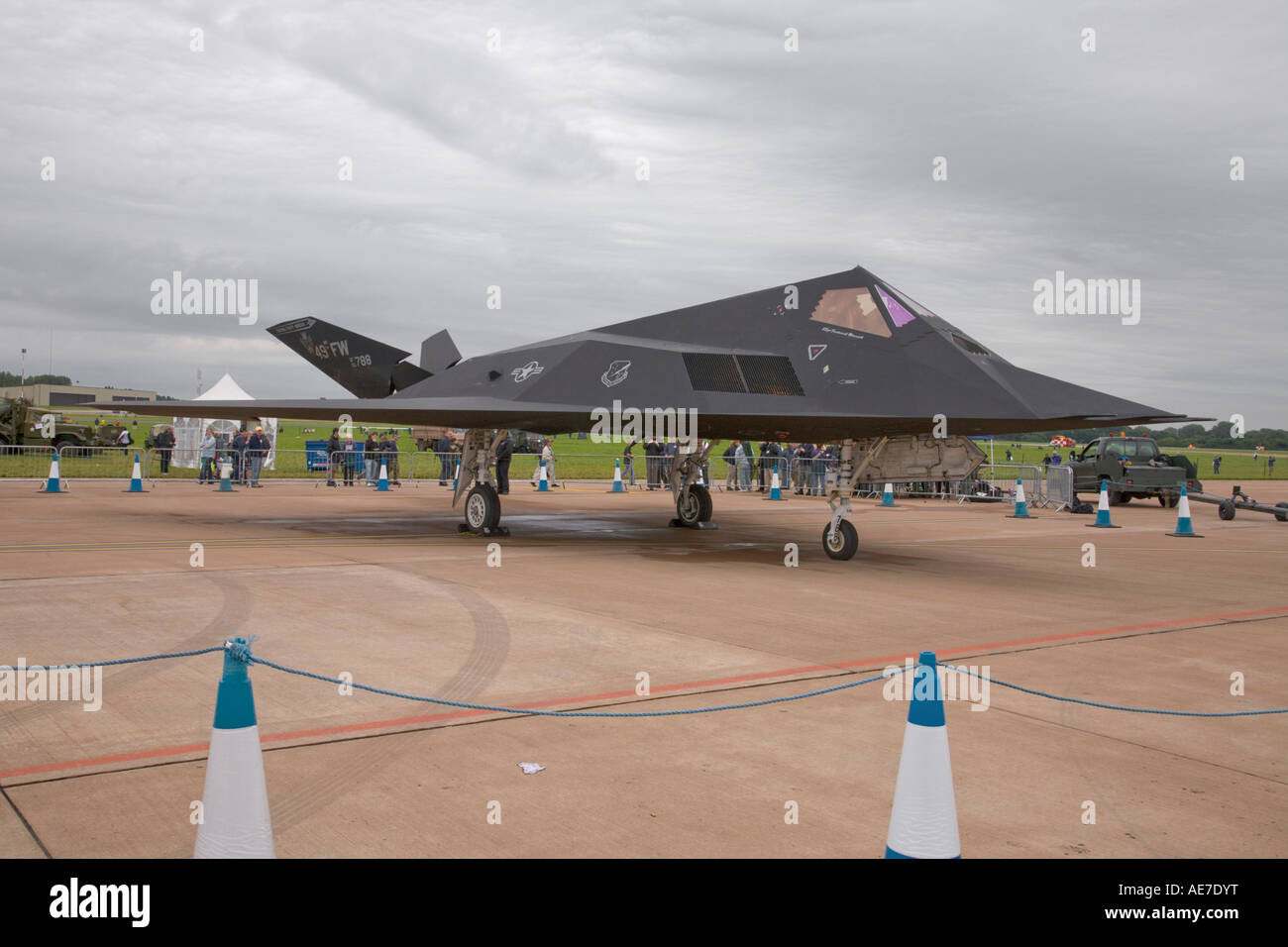 Lockheed F-117A Nighthawk Stealth fighter Stockfotografie - Alamy