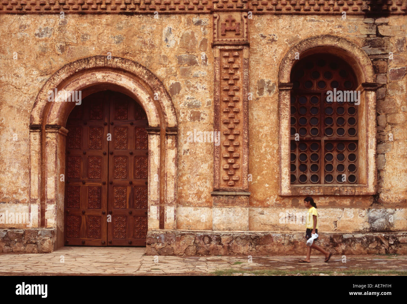 Jesuit Mission Church - San José de Chiquitos, Santa Cruz, Bolivien Stockfoto