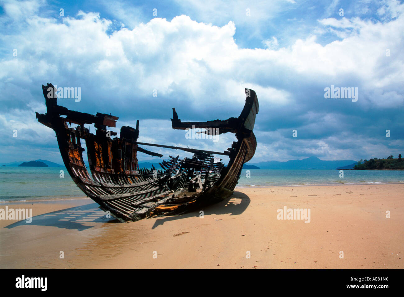 Wrack Stockfoto