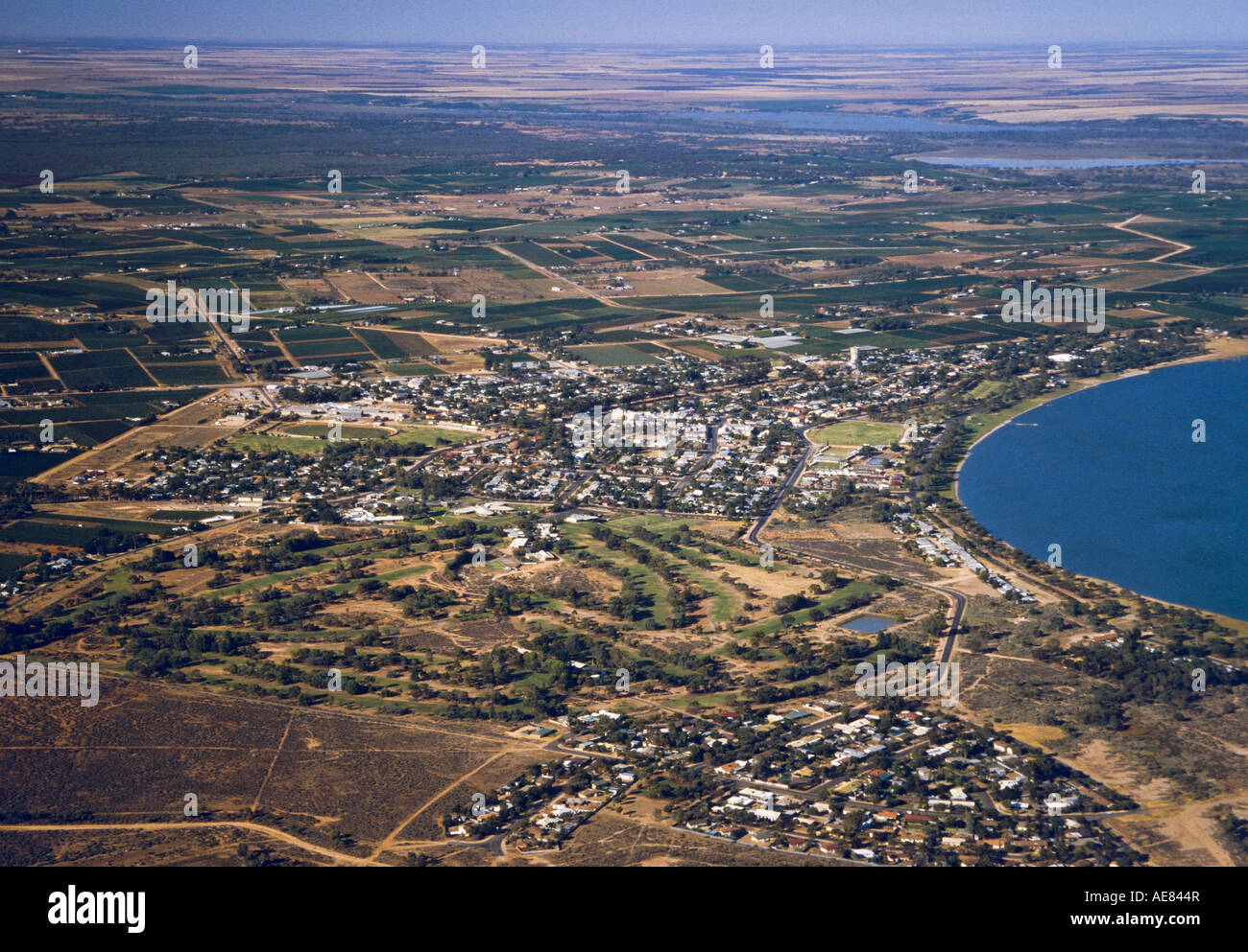 Bewässertes Land, Barmera, [South Australia] Stockfoto