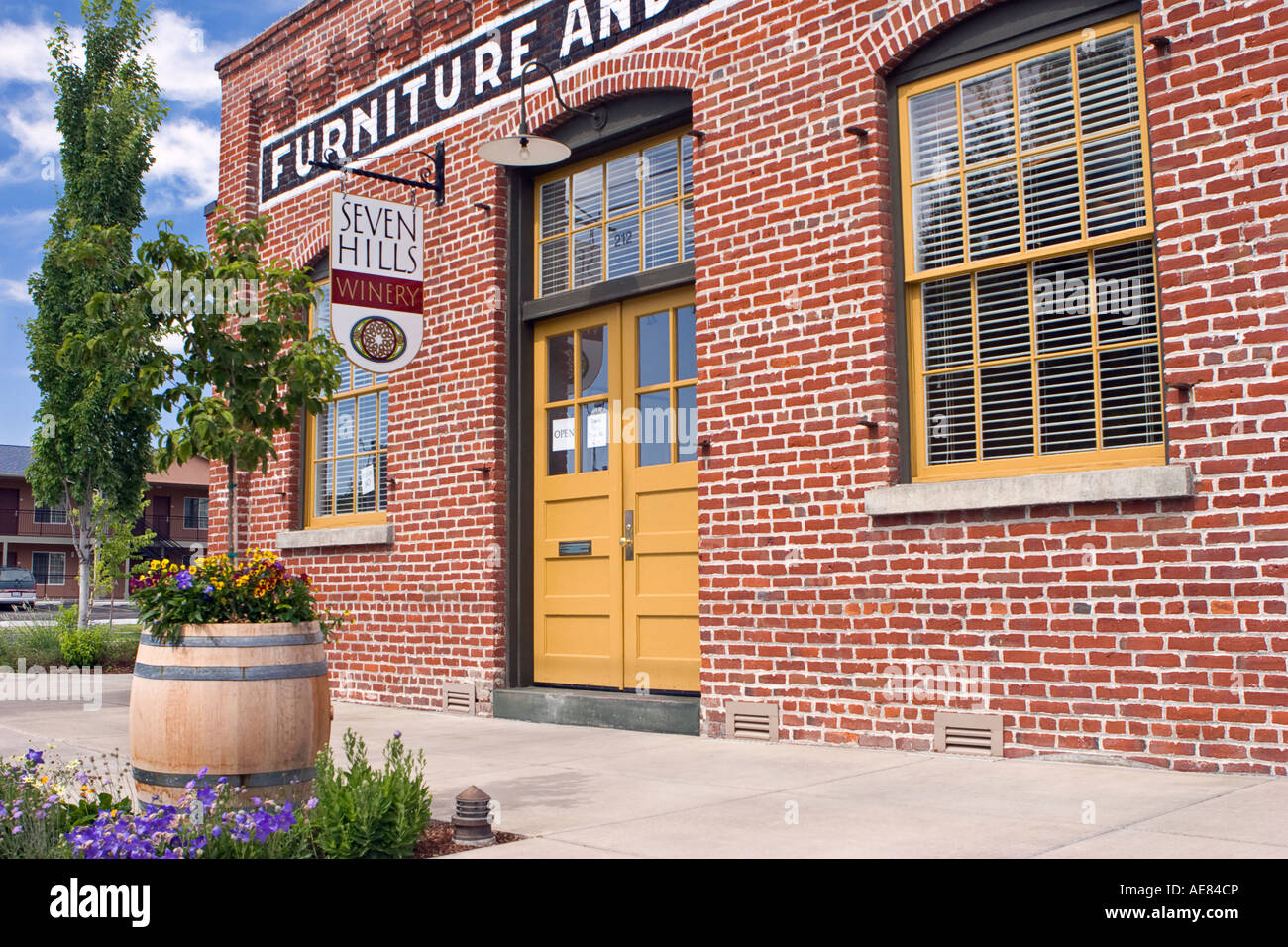 "Seven Hills Weingut in Walla Walla, Washington" Stockfoto