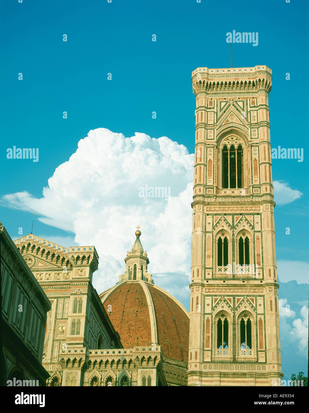 Campanile und Duomo, Florenz, Italien Stockfoto