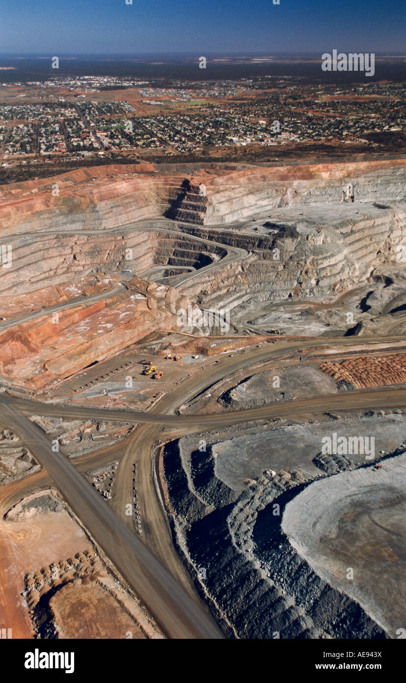 Goldmine, Kalgoorlie, Westaustralien Stockfoto