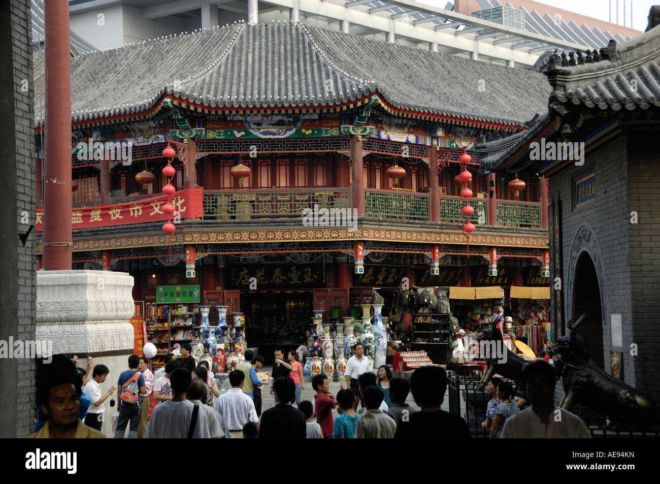 Antike Kultur Straße in Tianjin China 18. August 2007 Stockfoto