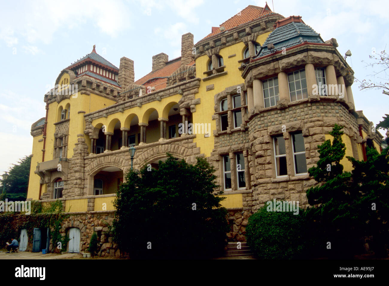 Ehemalige deutsche Gouverneur s Residenz in China Shandong Province Qingdao Guest House Stockfoto