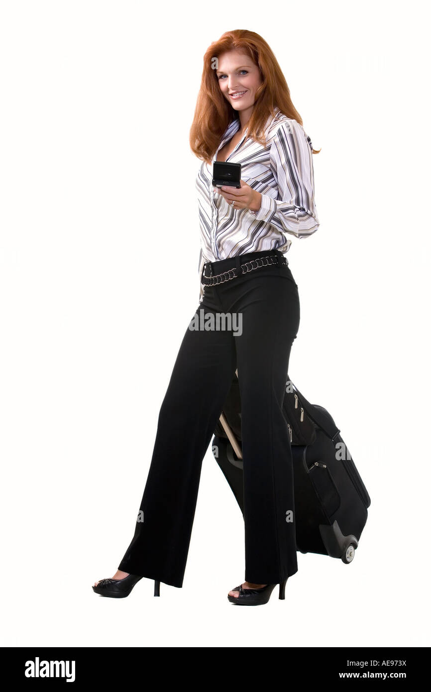 Geschäftige Reisenden Stockfoto