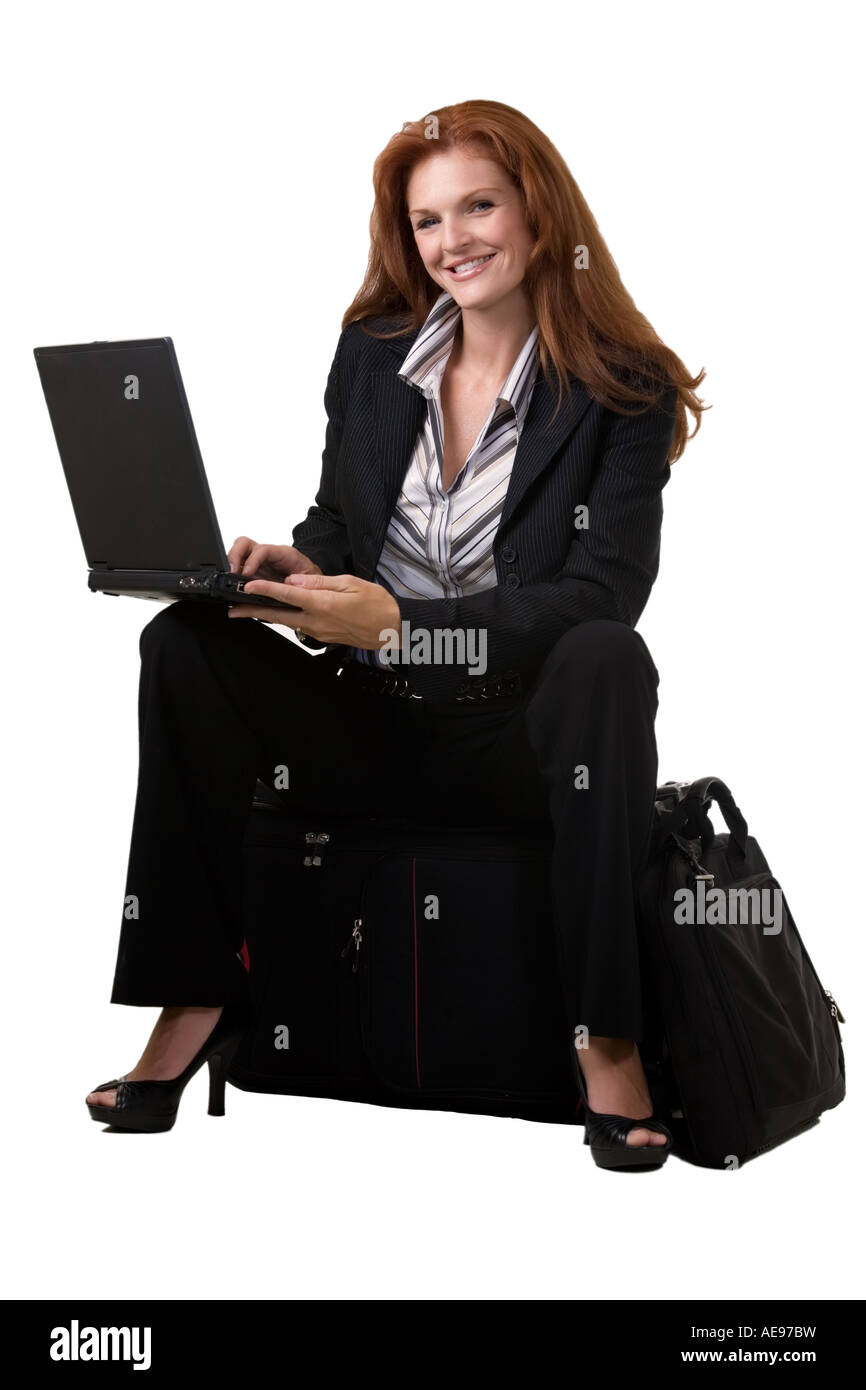 Arbeiten am Flughafen Stockfoto