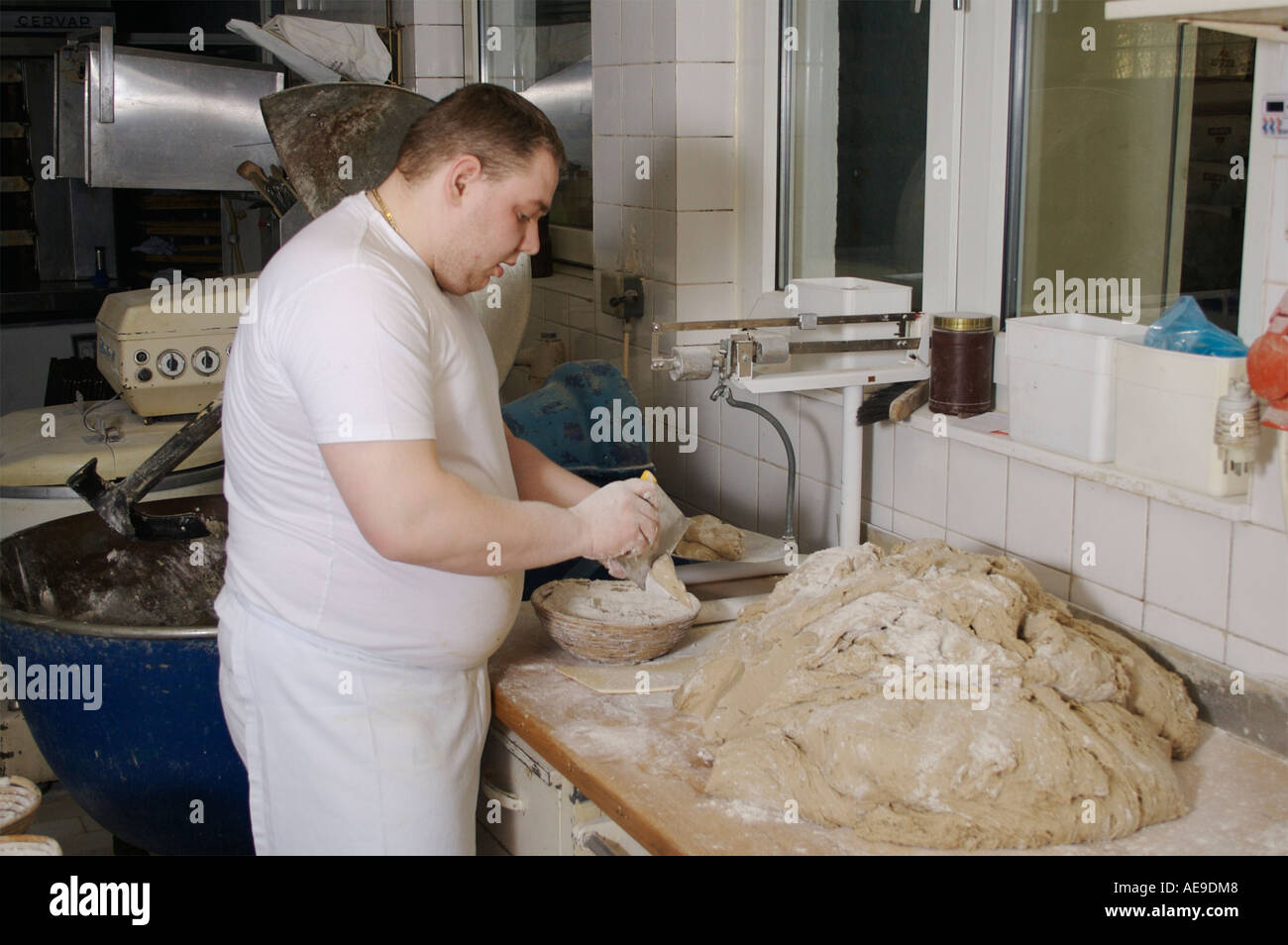 Alte Bäckerei Stockfoto