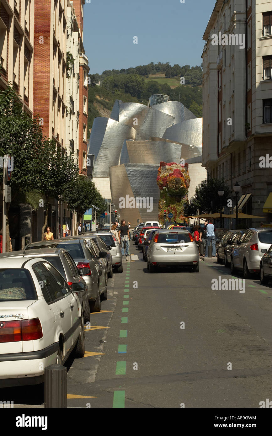 Guggenheim Museum Bilbao Spanien Stockfoto