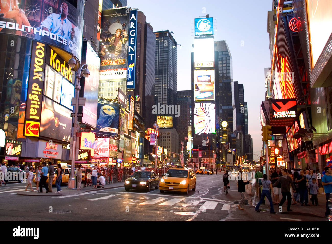 Times Square-New York-USA Stockfoto
