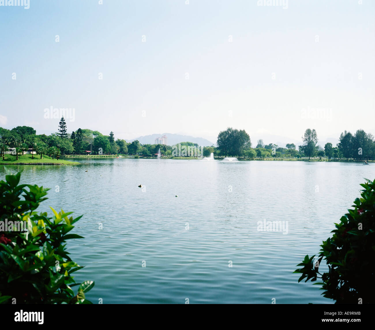 See in Taman Titiwangsa Kuala Lumpur Stockfoto