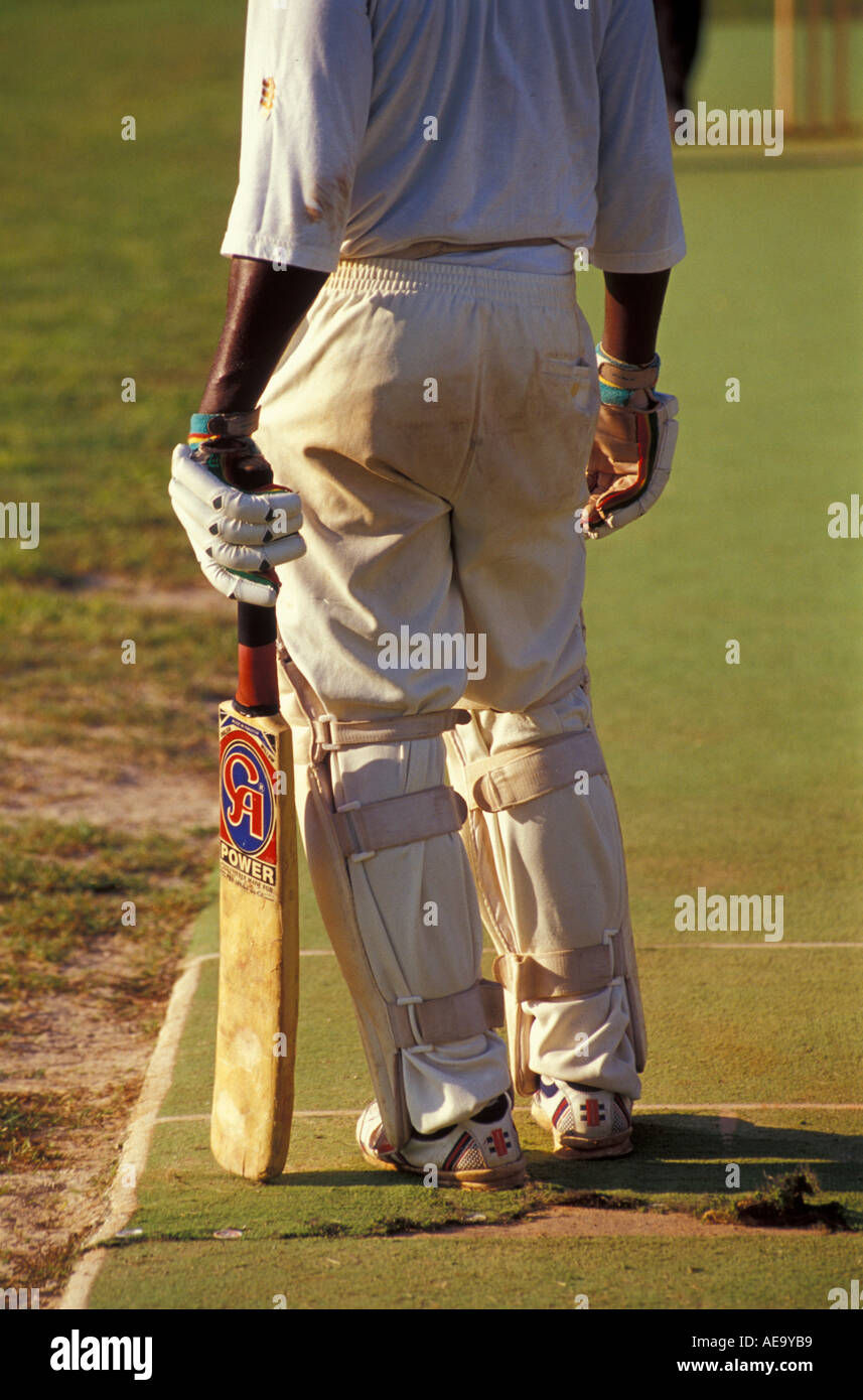 Cricket im Cricket Club in Nassau Bahamas auf New Providence Island gespielt wird Stockfoto
