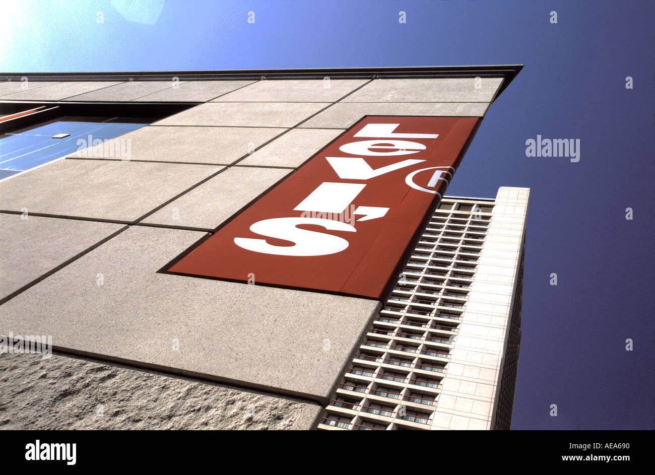 Jeans-Hersteller Levi's Flagship-Store in San Francisco, Kalifornien, USA Stockfoto