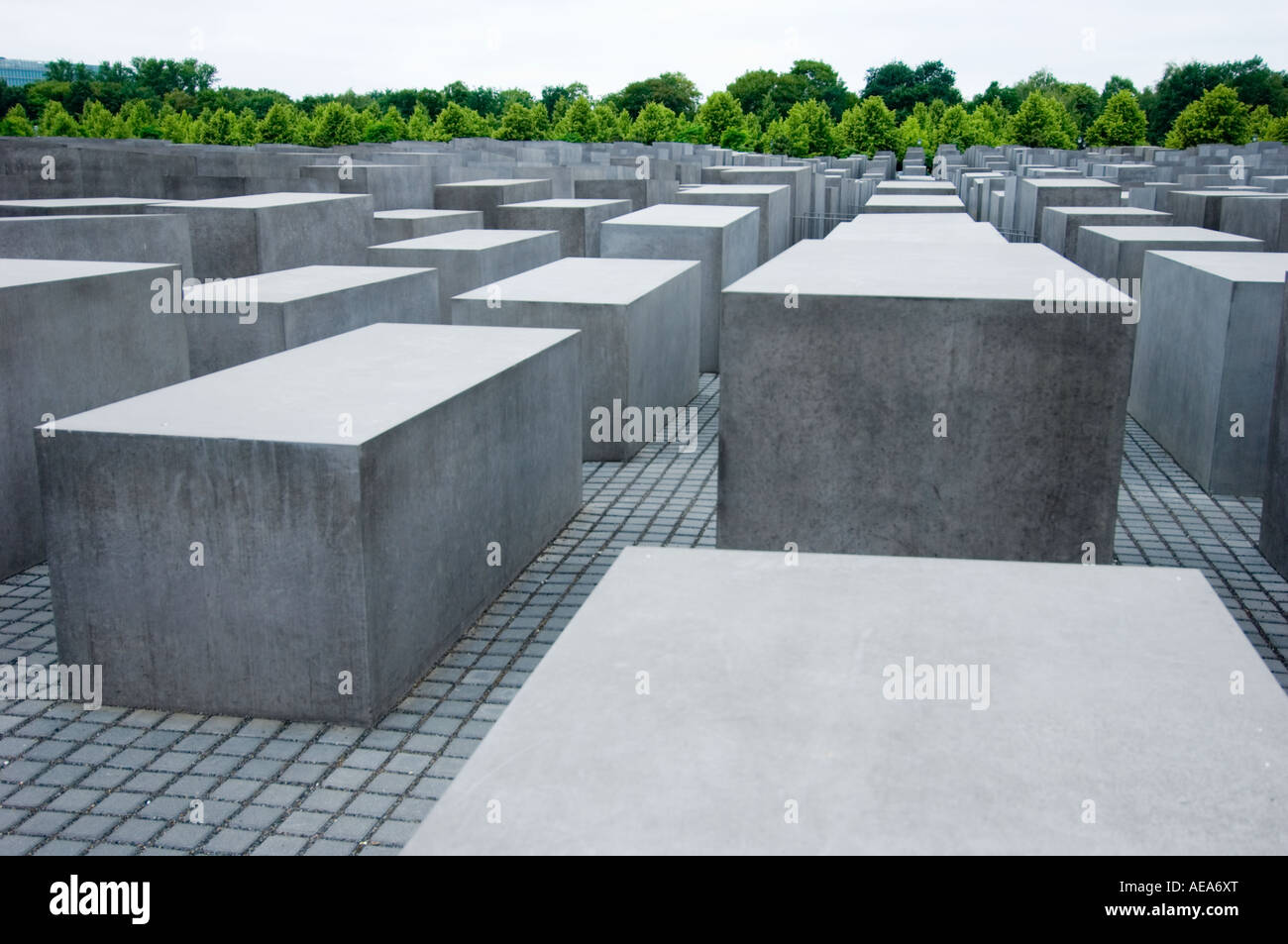 Berlin Holocaust große Denkmal für die ermordeten Juden Europas-Deutschland Stockfoto