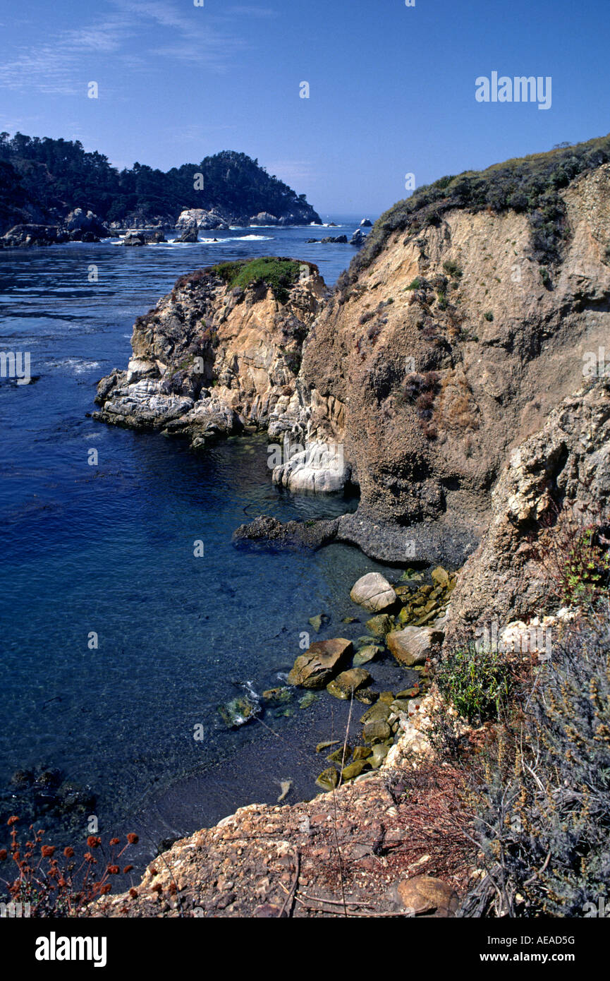 WHALERS COVE am POINT LOBOS STATE PARK CARMEL Kalifornien Stockfoto