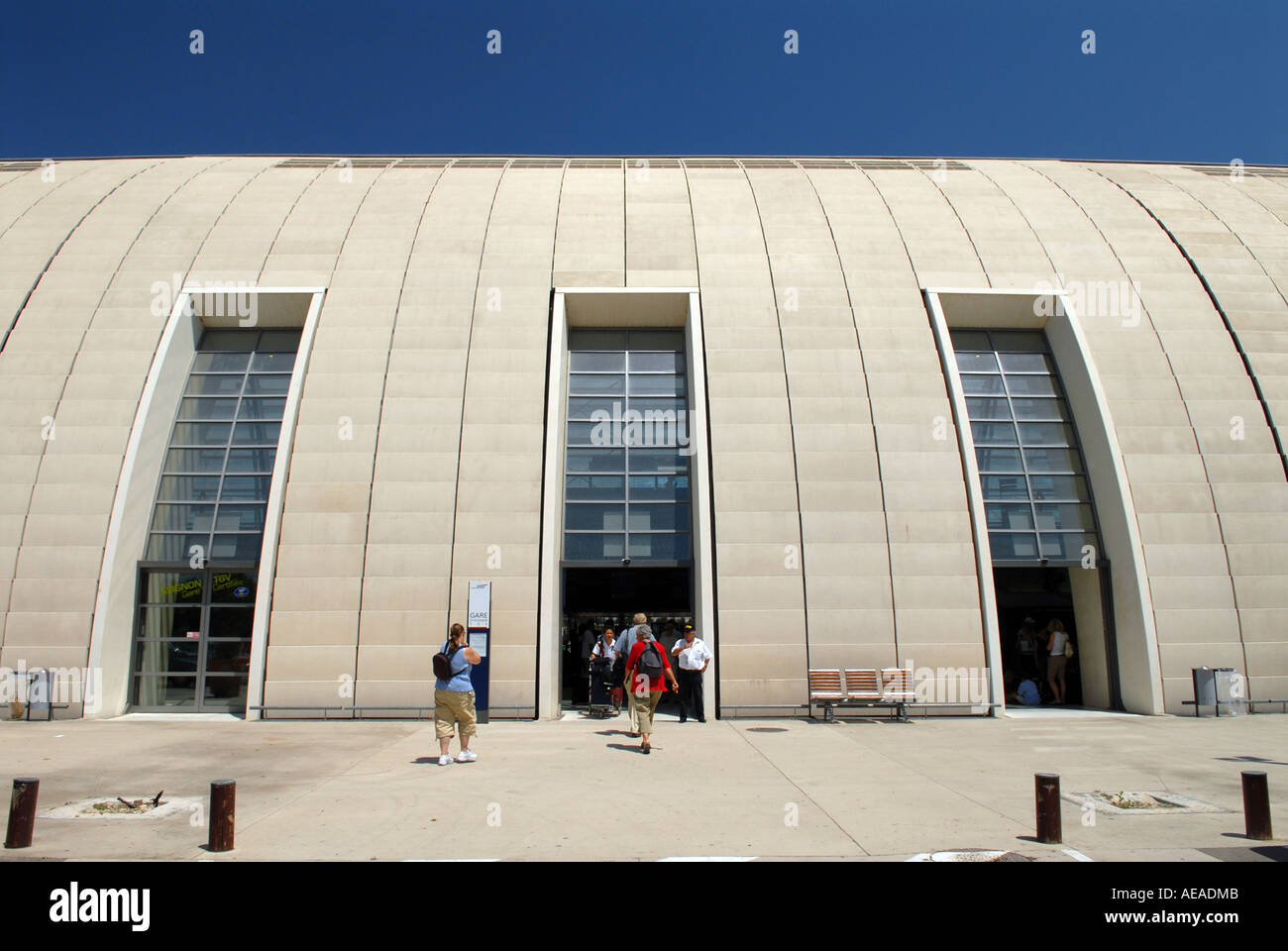 Avignon TGV-Bahnhof, Frankreich. Stockfoto