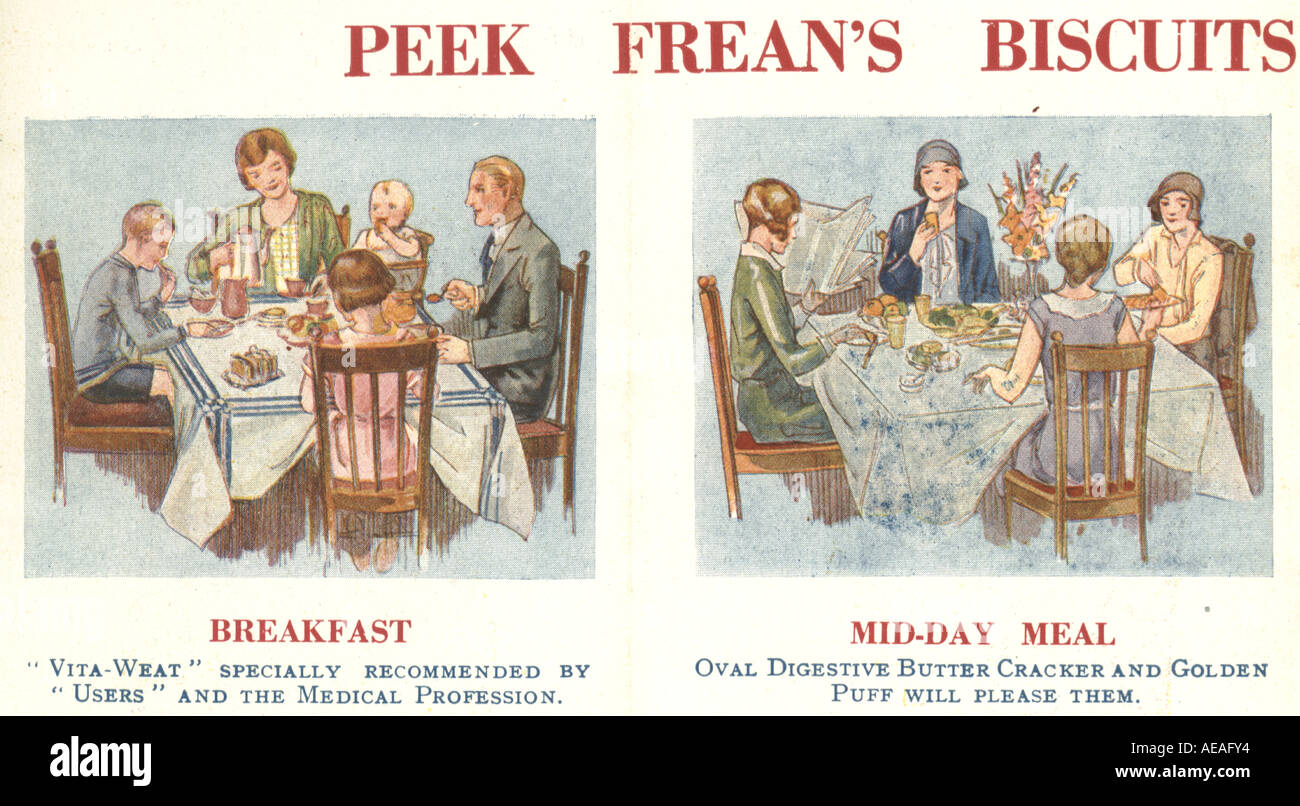 Seiten aus verschenken Broschüre "Indoor & Outdoor Spiele und wie man sie spielen" aus Peek, Frean & Co. um 1930 Stockfoto