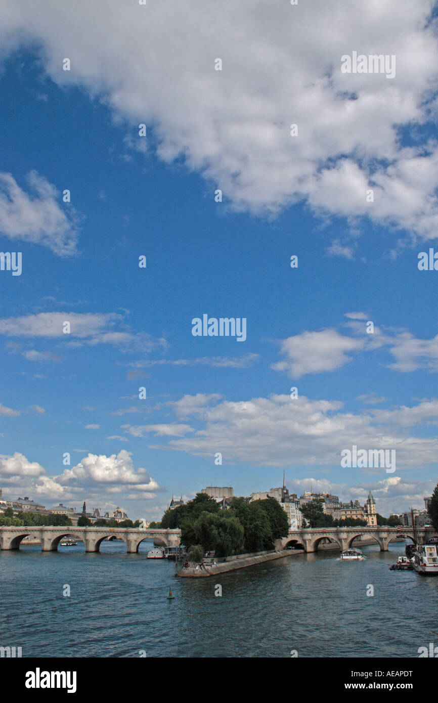 Die Pont Neuf, Paris, Frankreich Stockfoto