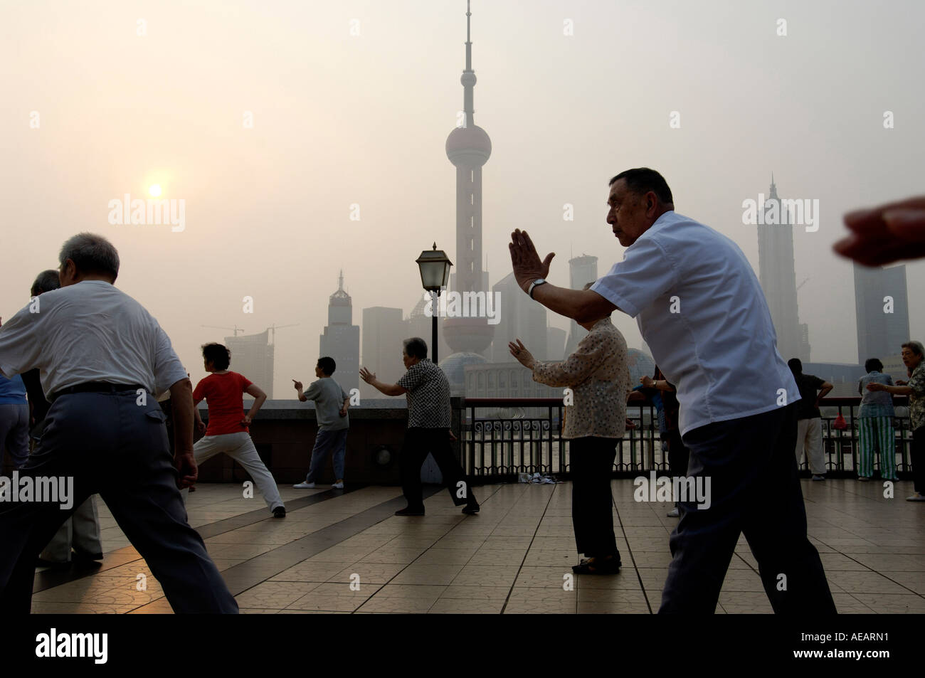 Shanghai Pudong 19. Juni 2006 Stockfoto