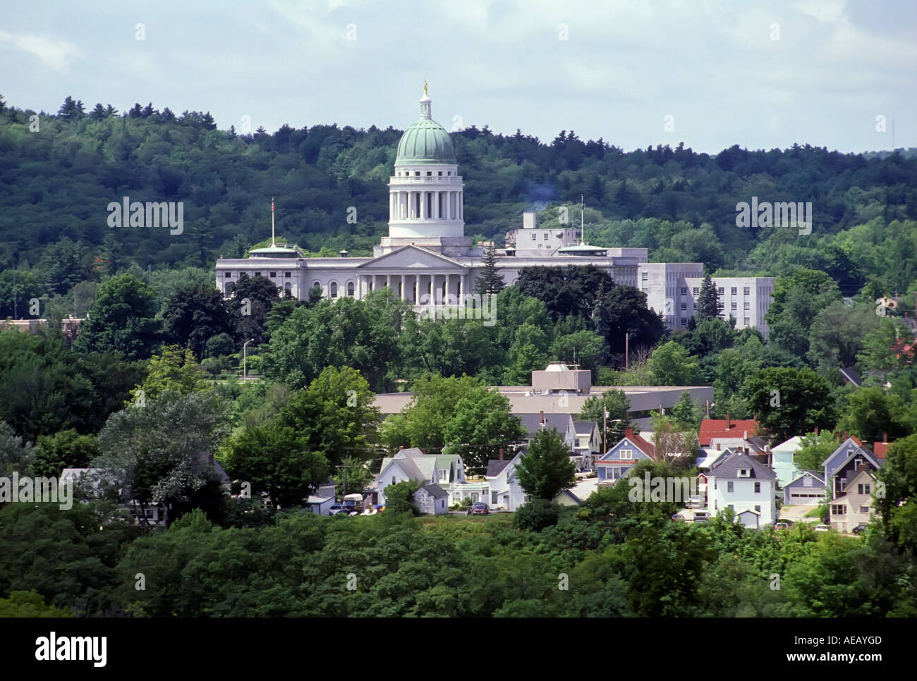 State Capitol Building in Augusta, Maine ME Stockfoto