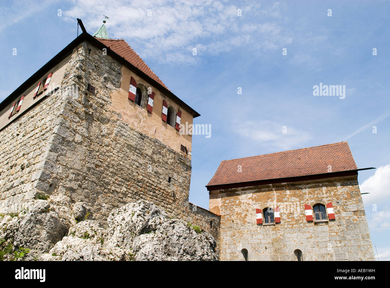 Burg Hohenstein Burg, Franken, Deutschland Stockfoto