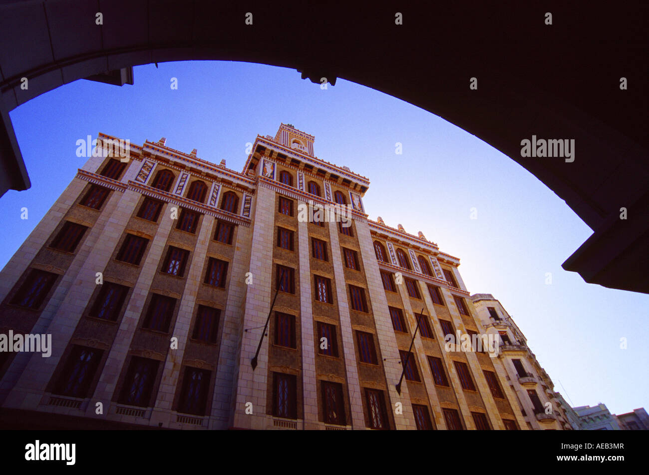 Bacardi Gebäude in Alt-Havanna Stockfoto