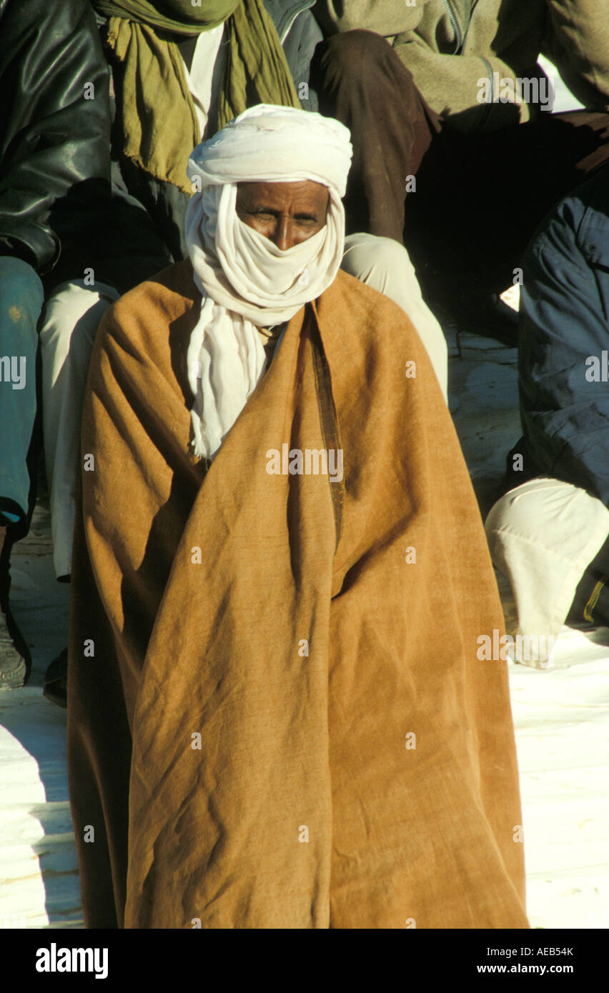 Tuareg im Tadrart Acacus Wüste Sahara Libyen Stockfoto