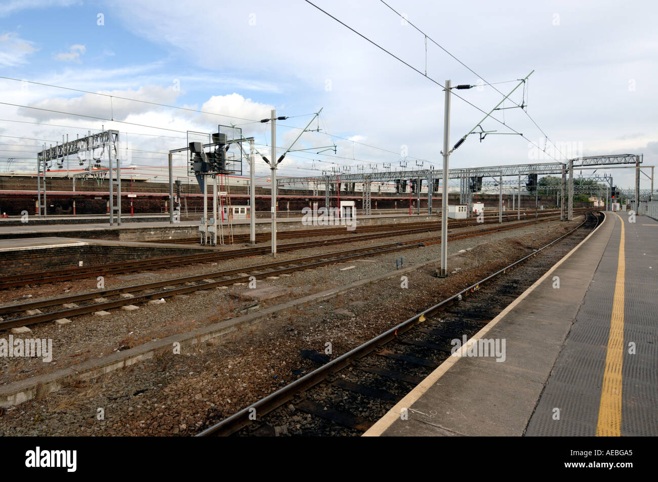 Crewe Bahnhof England UK Stockfoto