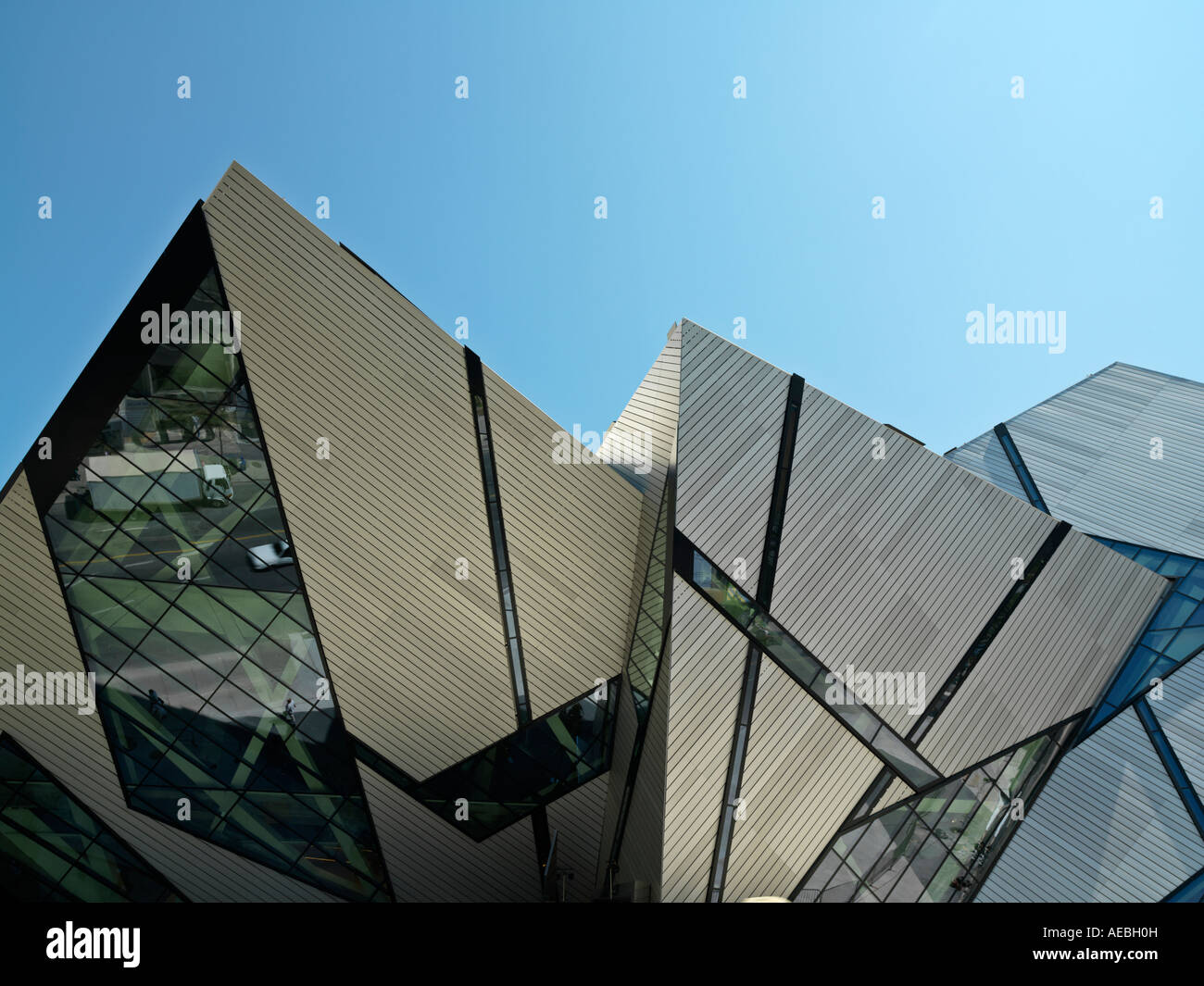 Kanada Ontario Toronto The Royal Ontario Museum ROM The Michael Lee Chin Crystal Design von Architekt Daniel Libeskind Stockfoto