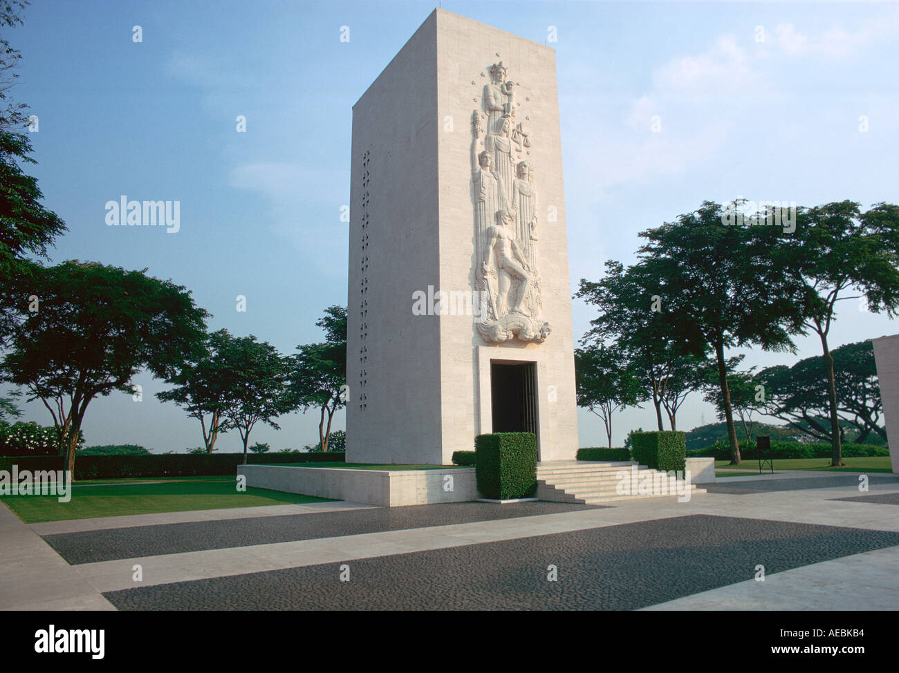 Amerikanische Soldatenfriedhof Manila Philippinen Stockfoto