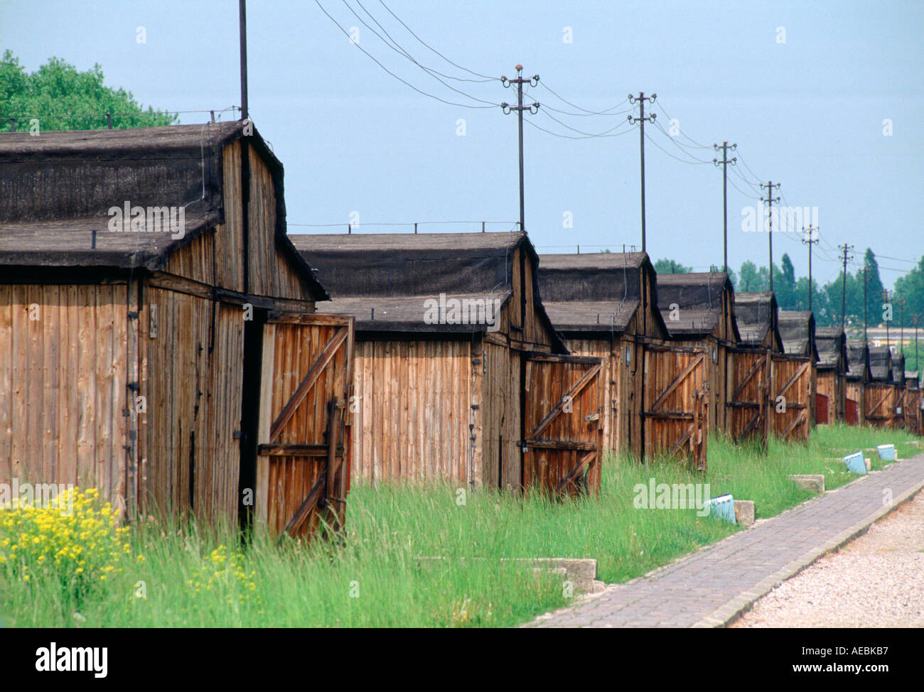 Majdanek Konzentration Lager Polen Stockfoto