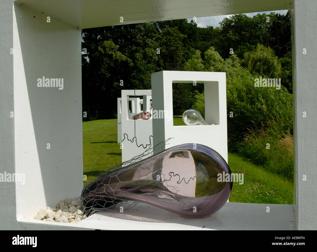 Die Skulptur Park in Burghley House, Stamford, Lincolnshire Stockfoto