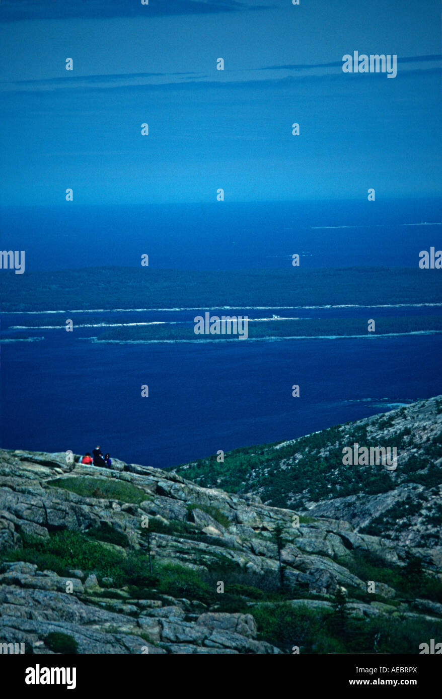 Frenchmans Bay Acadia Nationalpark ME Stockfoto