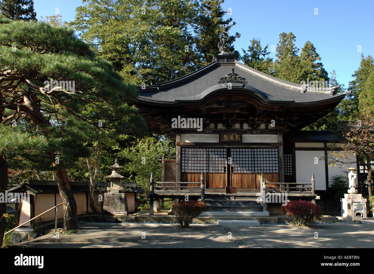 Schrein bauen im Bereich Higashiyama Teramachi Takayama, Japan Stockfoto