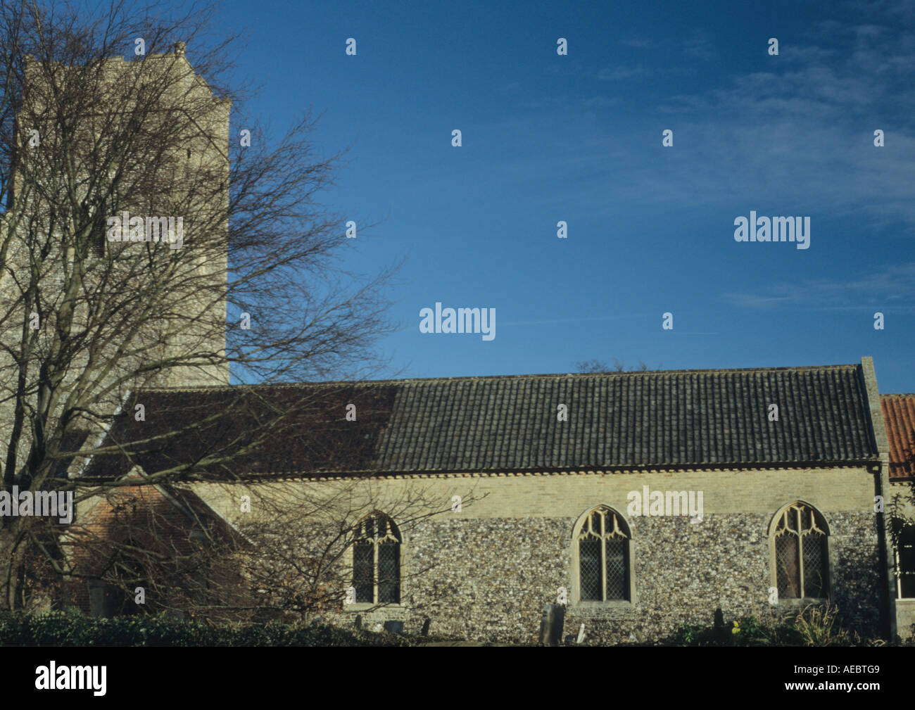 Benacre Kirche in Suffolk Uk Stockfoto