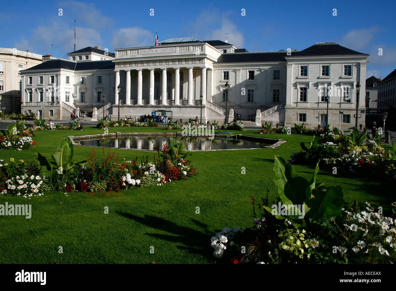 Palais de Justice, Tours, Frankreich im Place Jean Jaures Palais de Justice, Tours, Frankreich in Place Jean Jaures Stockfoto